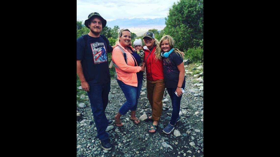 Sarah Tafoya, second from left, disappeared while visiting Kansas City in late April and fell out of contact with family. She was found killed weeks later in a wooded area near North 33rd Street and Drury Avenue, according to authorities.