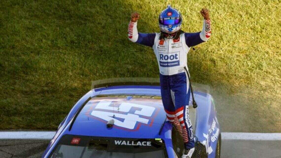 Bubba Wallace beats the boss and quiets his critics in with win at Kansas Speedway 