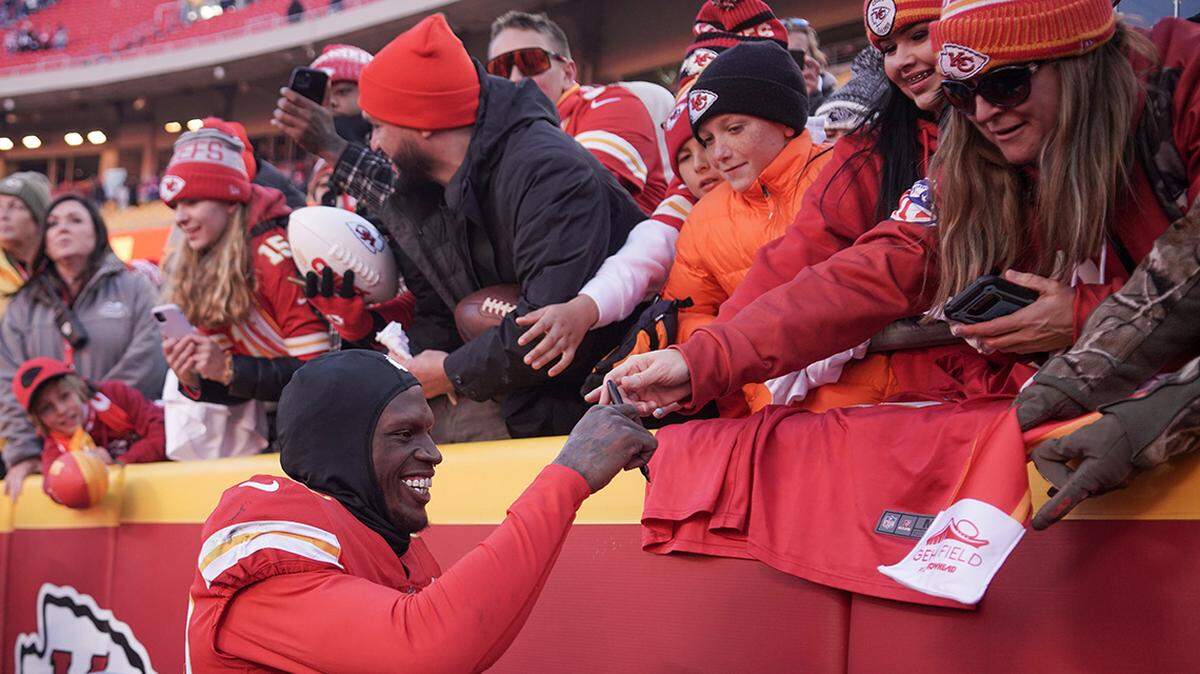 He missed most of training camp, so who knows how many times he’s even caught that pass ​from Patrick Mahomes?