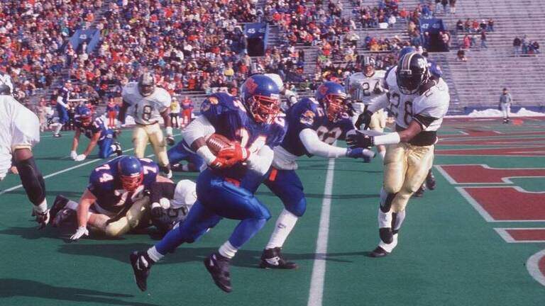Former KU great Tony Sands tells Jayhawks to ‘protect The Booth’ versus Mizzou