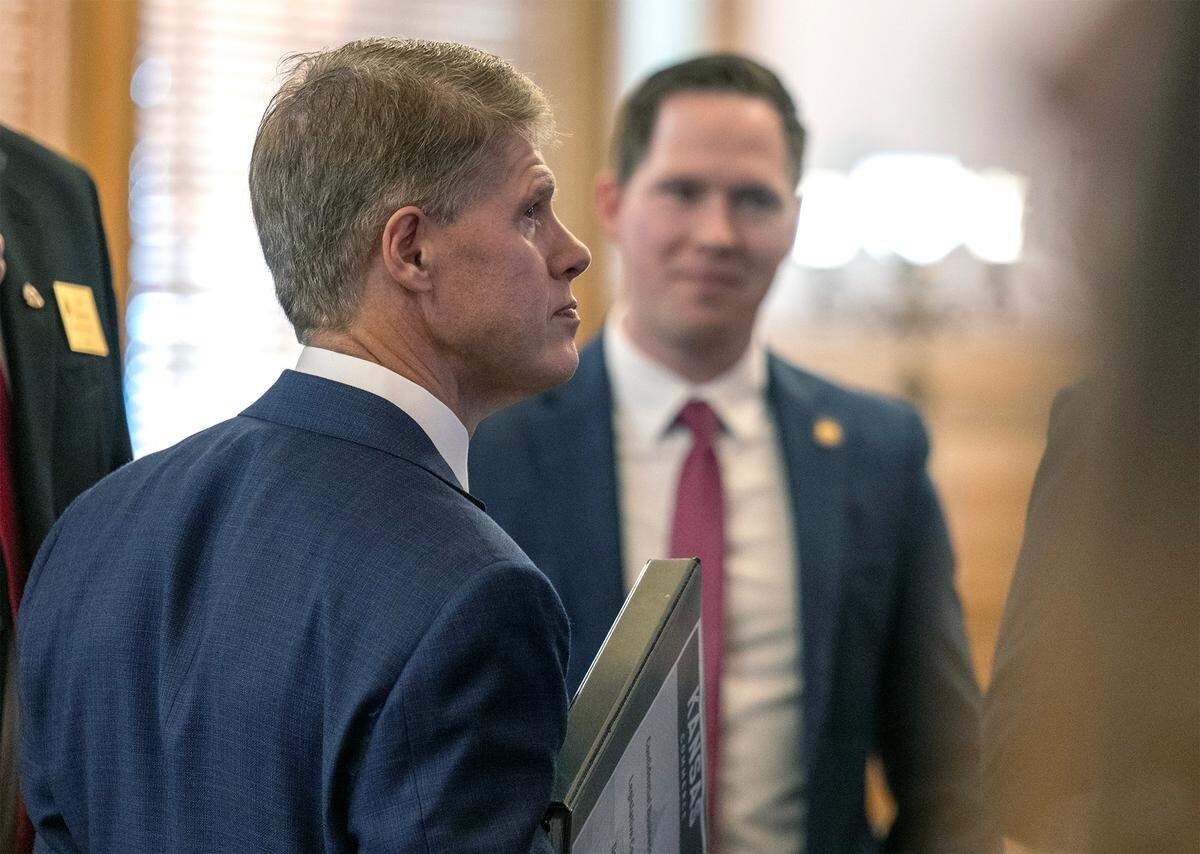 Chiefs CEO Clark Hunt was on hand as Kansas lawmakers, members of the Legislative Coordinating Council (LCC), met at the Capitol in Topeka on Monday, Dec. 22, 2025, to discuss options for bringing the Kansas City Chiefs to Kansas. The LCC has been actively working to attract one of Kansas City’s professional sports teams to the state.