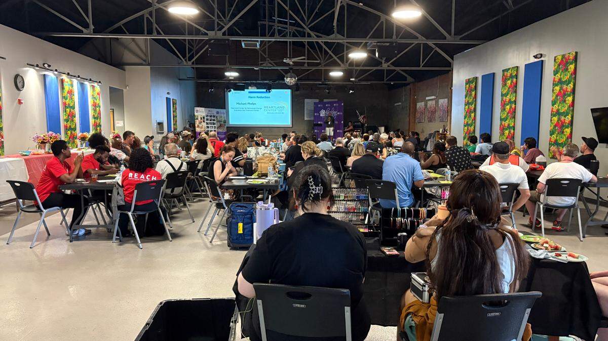 Dozens of community members gathered at the Healing House Recovery Community Center on June 20 to kick off Kansas City’s extreme heat plan for the summer. Attendees represented a variety of organizations, from the Lived Experience Advisors of Kansas City to Rock of Ages Missionary Baptist Church.
