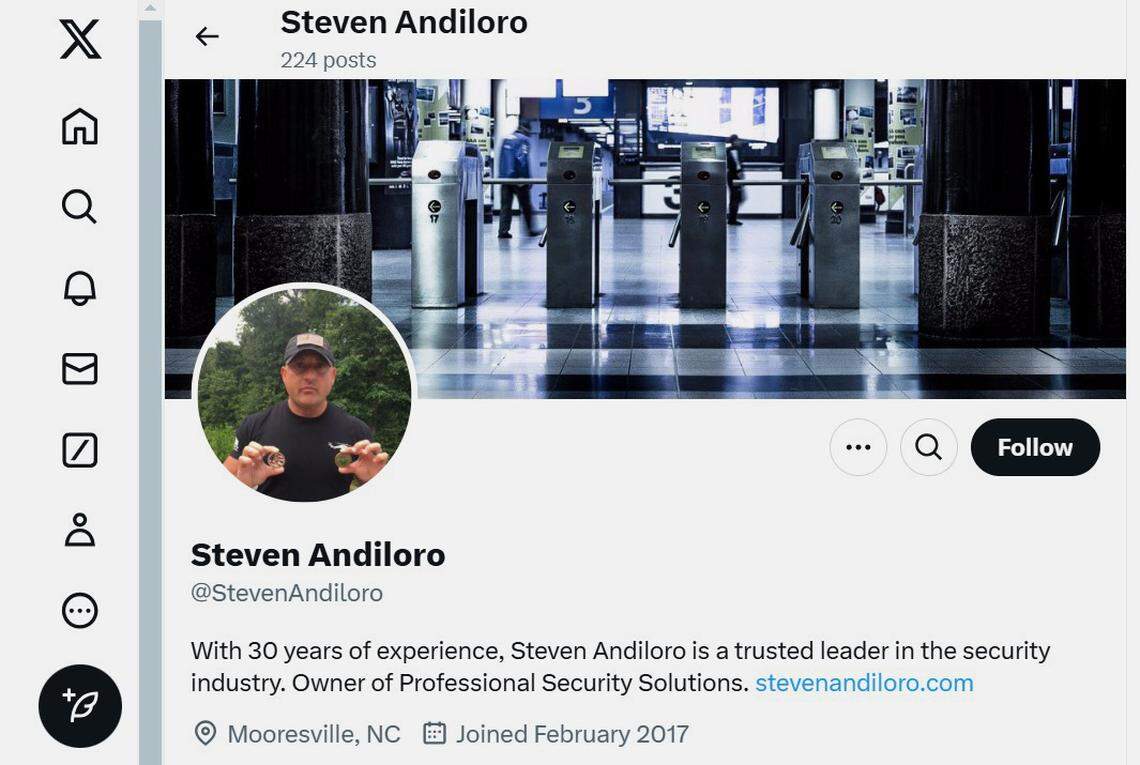 Steven Andiloro interacted with the public on X to advertise his services on the social media platform. He pleaded guilty to COVID fraud in November.