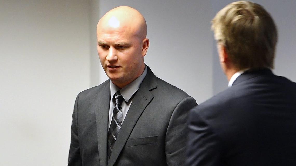 A group of Olathe voters have sued to block Adam Thomas (left), a Republican from serving in the Kansas House. He won the 26th District despite being charged with felony election perjury.