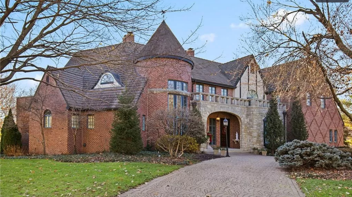 The home for sale at 11409 Meadow Lane in Leawood is seen in this listing photo.
