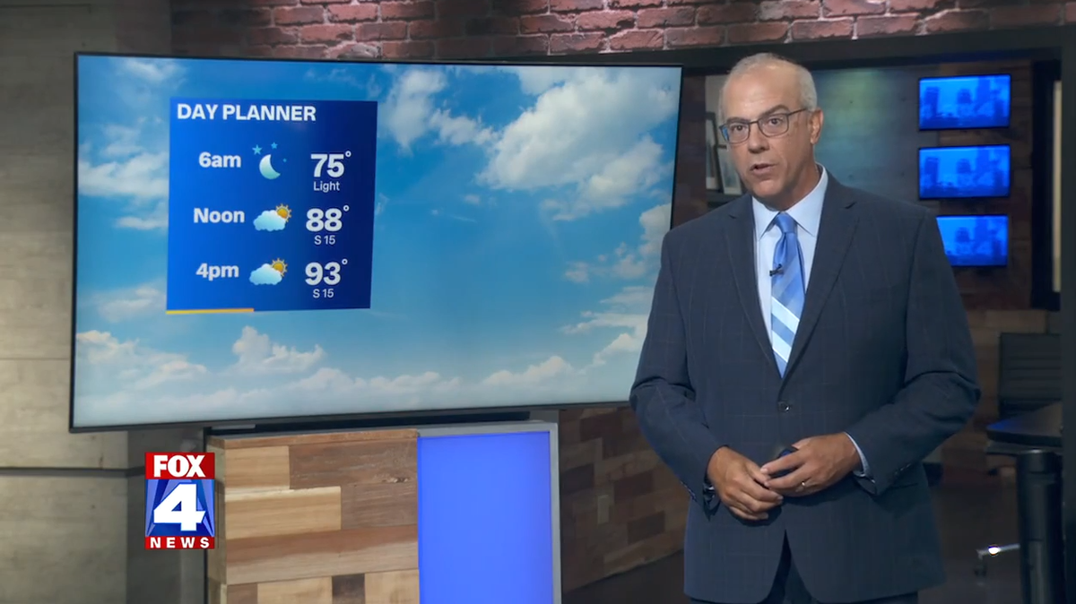The heat index is expected to be at or above 100 degrees Saturday afternoon, said FOX4 meteorologist Joe Lauria, who provides weather updates to The Star.
