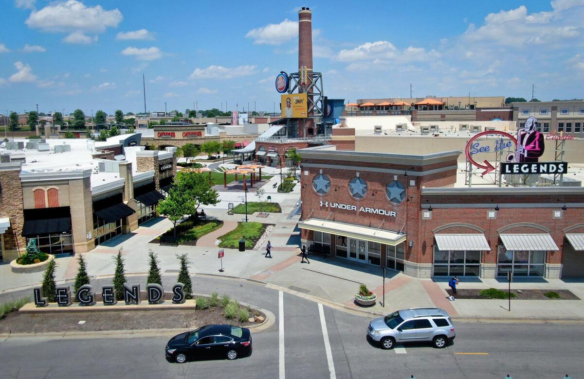 The Legends Outlets is in Kansas City, Kansas.