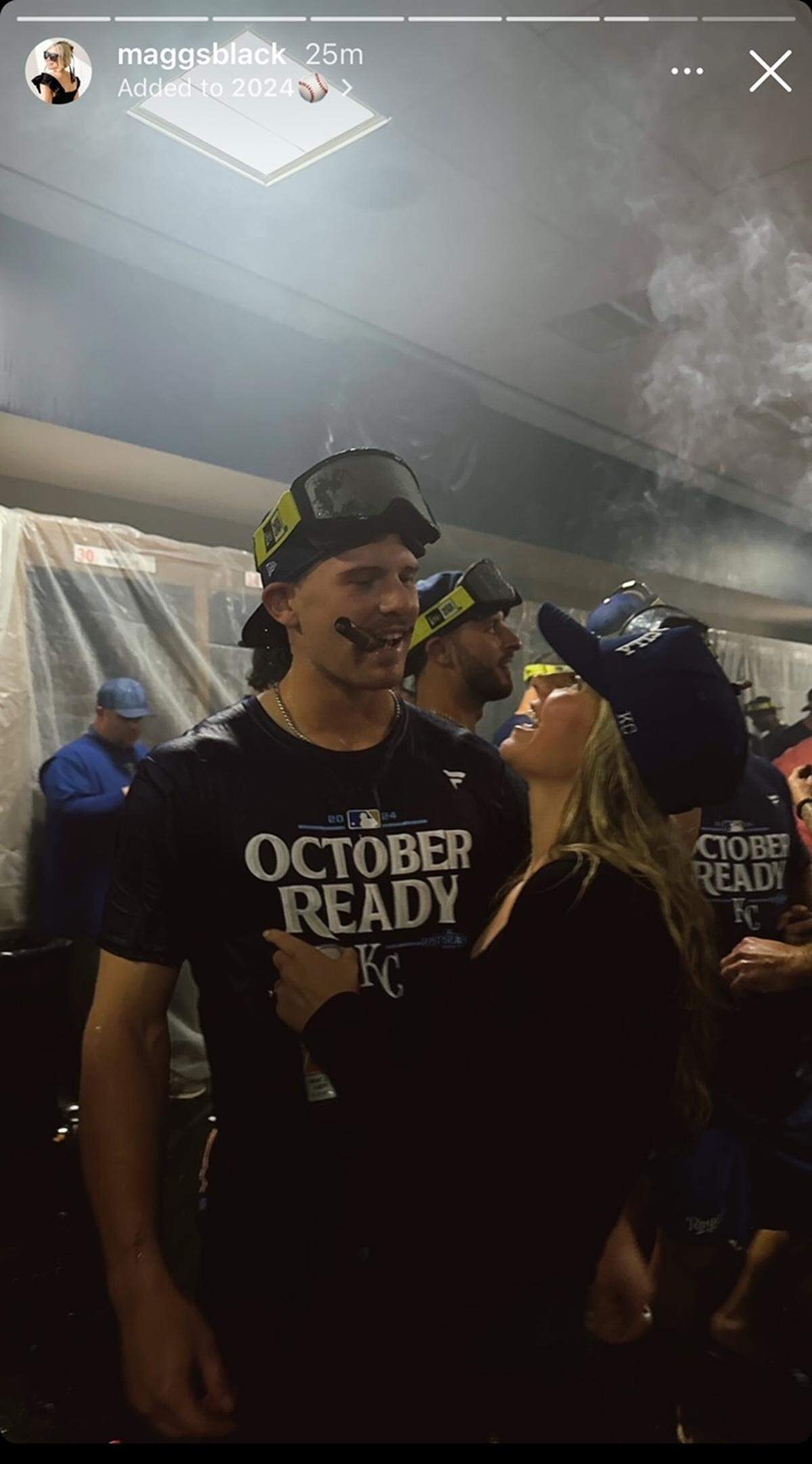 Bobby Witt Jr. and Maggie Black.