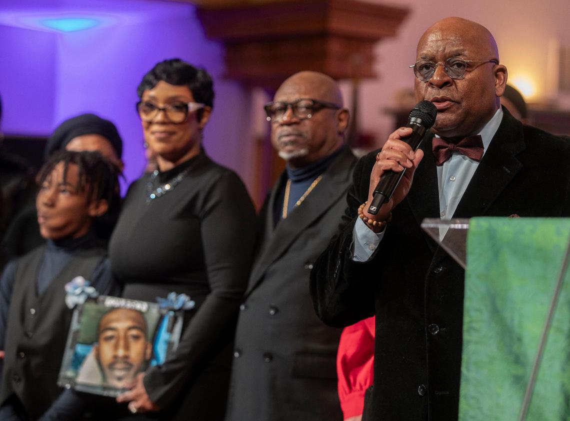 “It is vulgar. It is evil. It is immoral. It is unjust,” the Rev.  Vernon P. Howard,  president of the Southern Christian Leadership Conference of Greater Kansas City, said of the circumstances surrounding the death of Cameron Lamb and the early release from prison of Eric DeValkenaere, the Kansas City police detective who shot and killed an unarmed Lamb in Dec. 2019. 