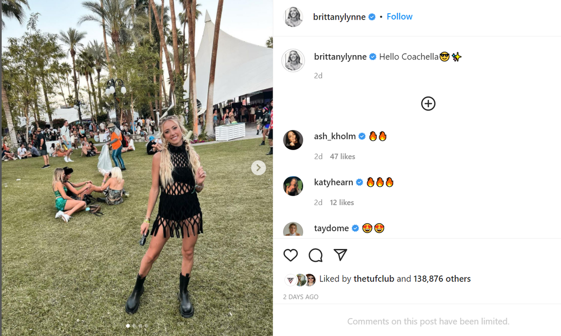 Brittany Mahomes at Coachella