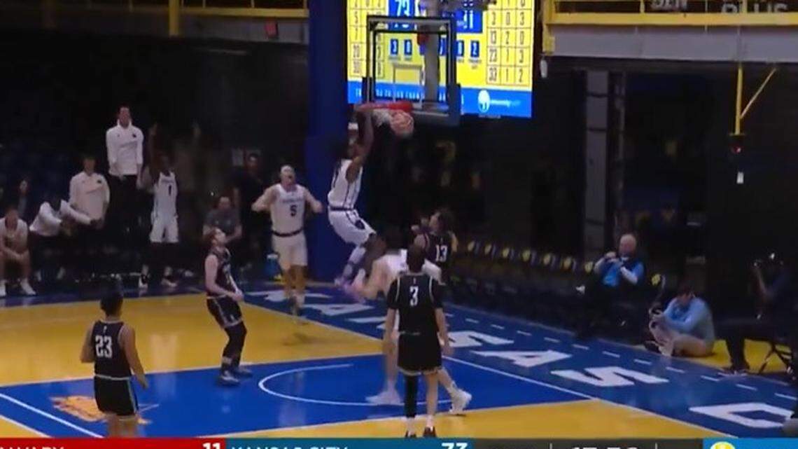 KC Roos men’s basketball team beat an opponent by 100 points. Yep, a hundred