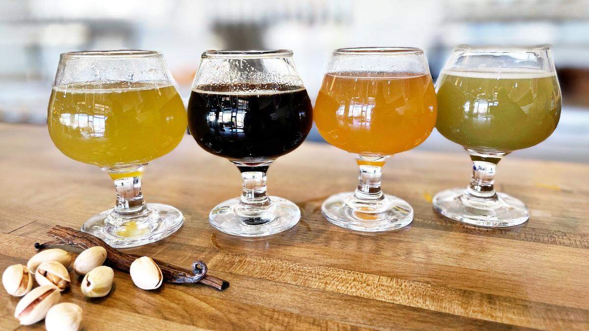 A flight of beers from Servaes Brewing Co., which plans to open an Atchison outpost this summer.