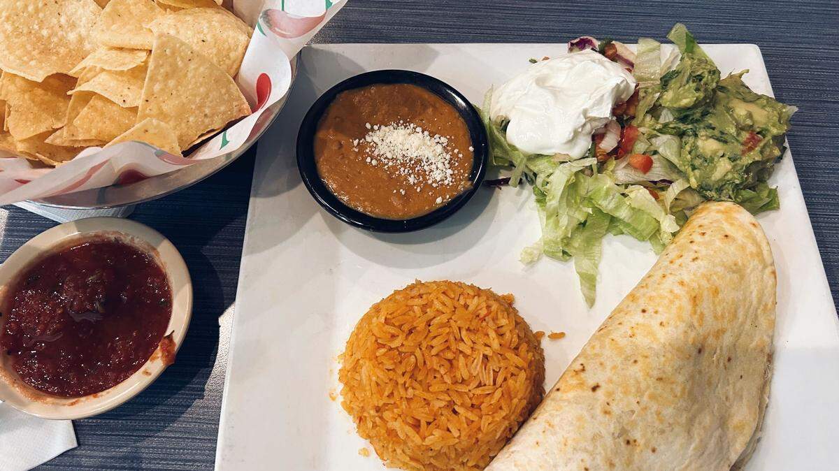 Viva Tacos and Tequila sells supreme quesadillas with shredded chicken, cheese, sour cream, guacamole and lettuce.