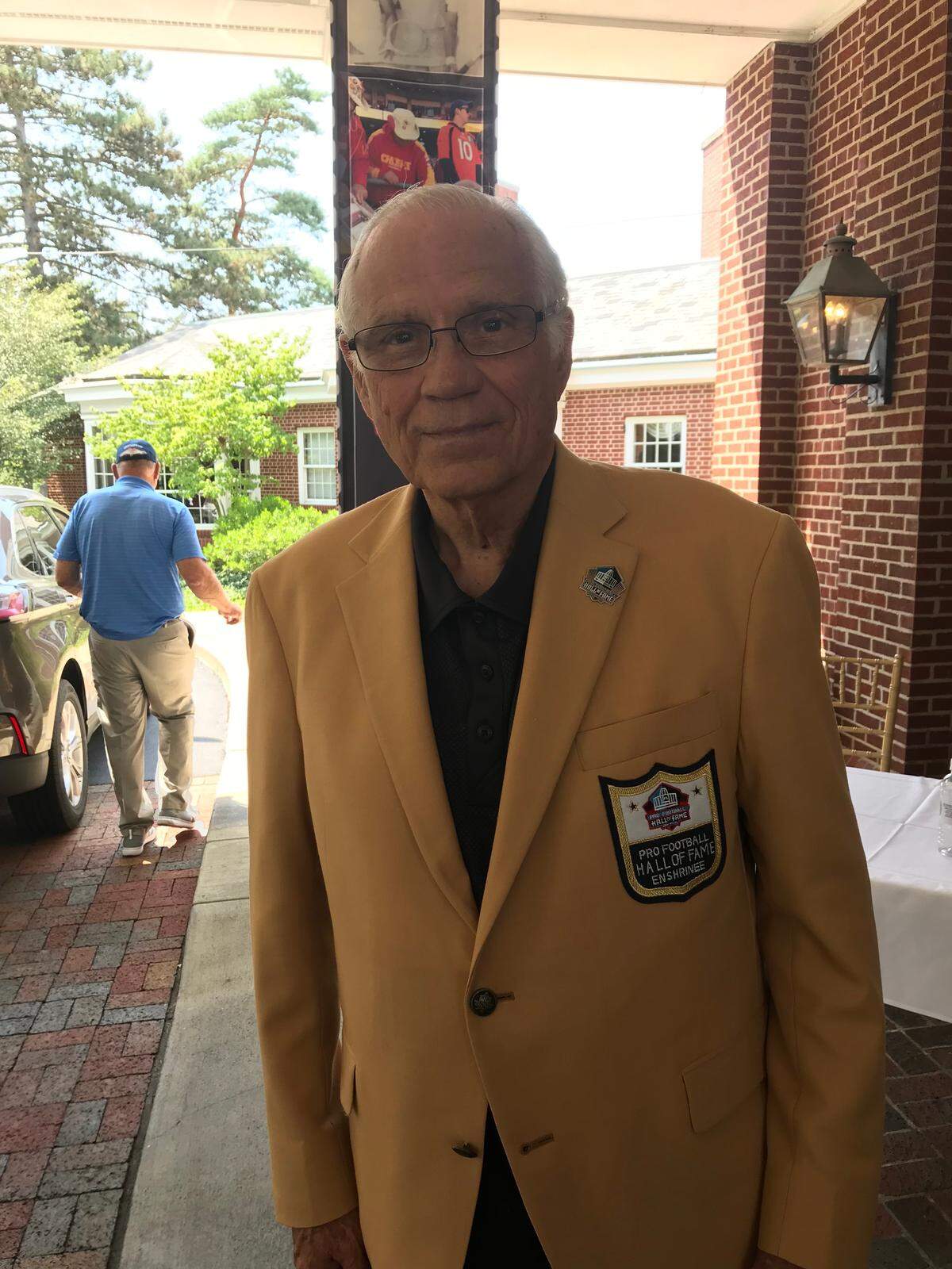 At long last, Chiefs great Johnny Robinson got to don the yellow jacket of a Pro Football Hall of Famer.
