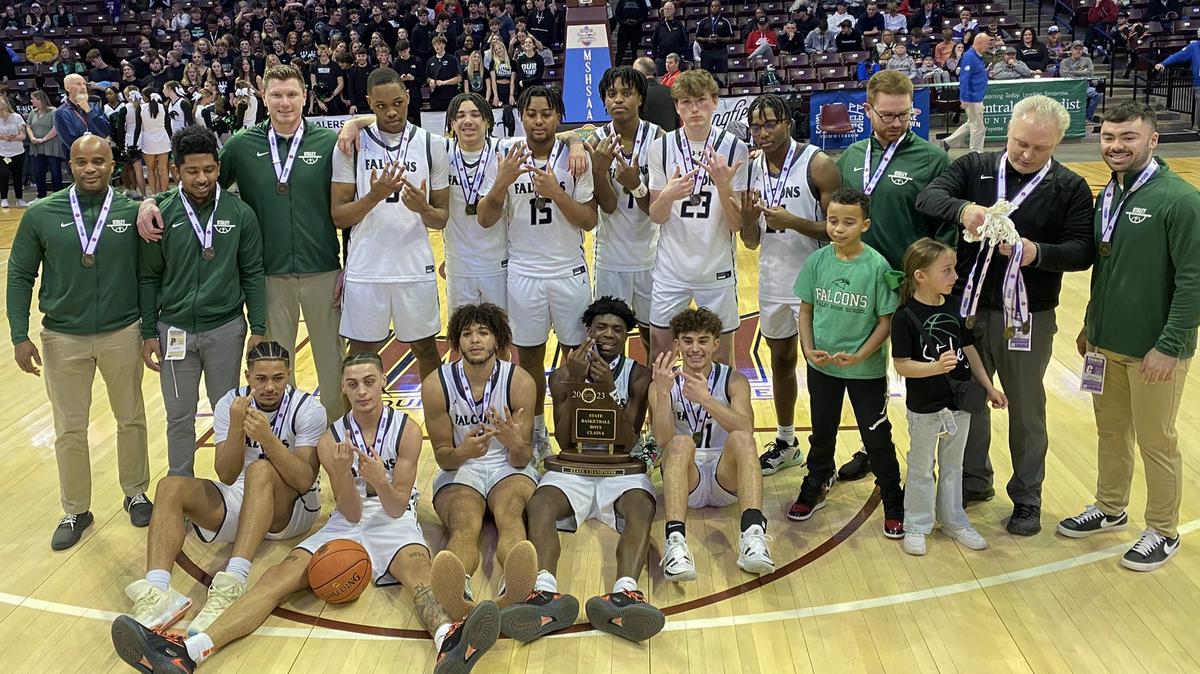 The Staley Falcons hoisted the ultimate hardware on Saturday in Springfield, winning the Missouri Class 6 boys state championship at Great Southern Bank Arena.