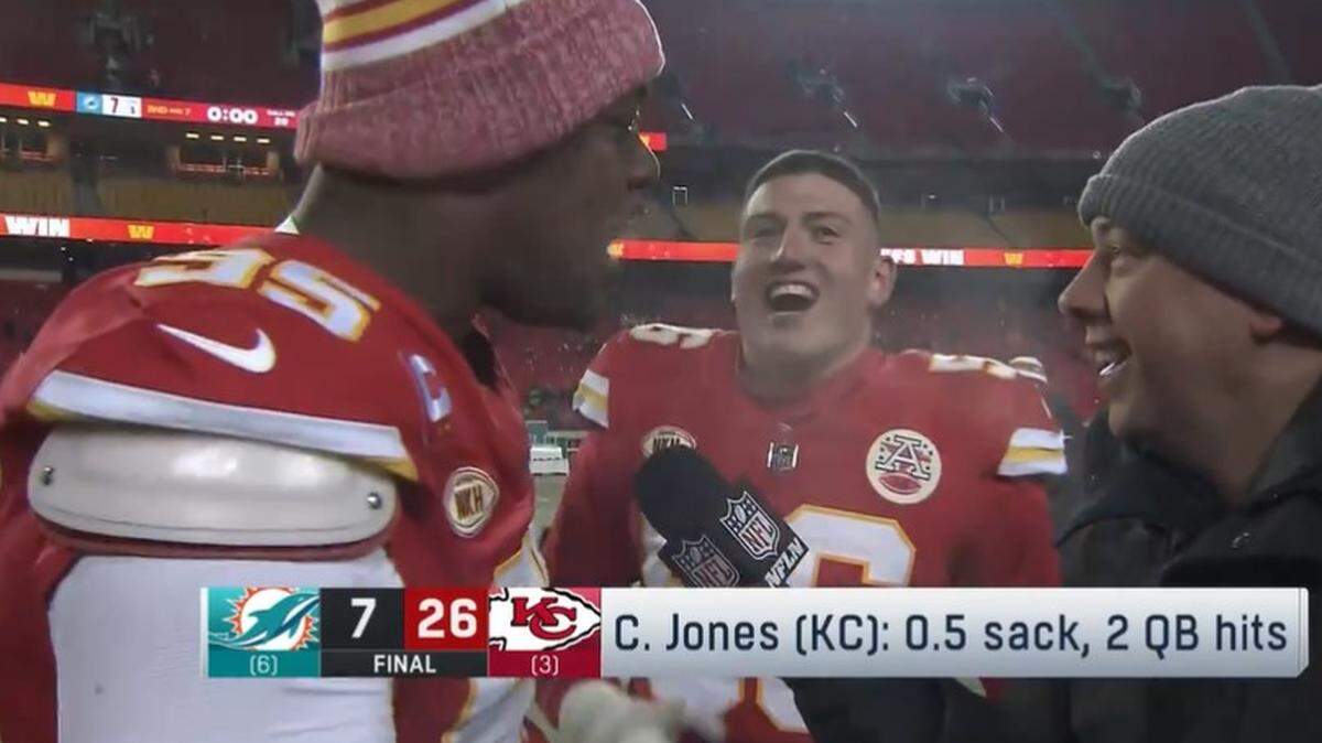 Chris Jones wanted answers for why he didn’t get a full sack.