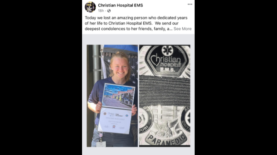 Dolores “Dolo” Boschert was named “Paramedic of the Year” with her employer shortly before she died in a Missouri gym.