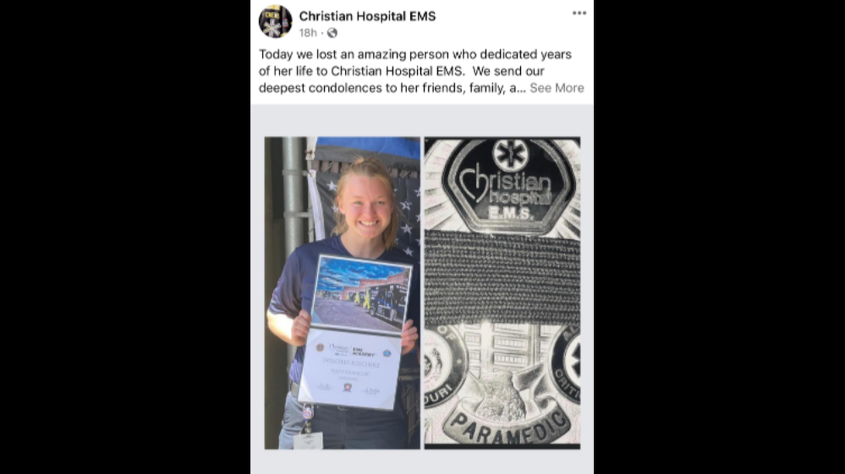 Dolores “Dolo” Boschert was named “Paramedic of the Year” with her employer shortly before she died in a Missouri gym.