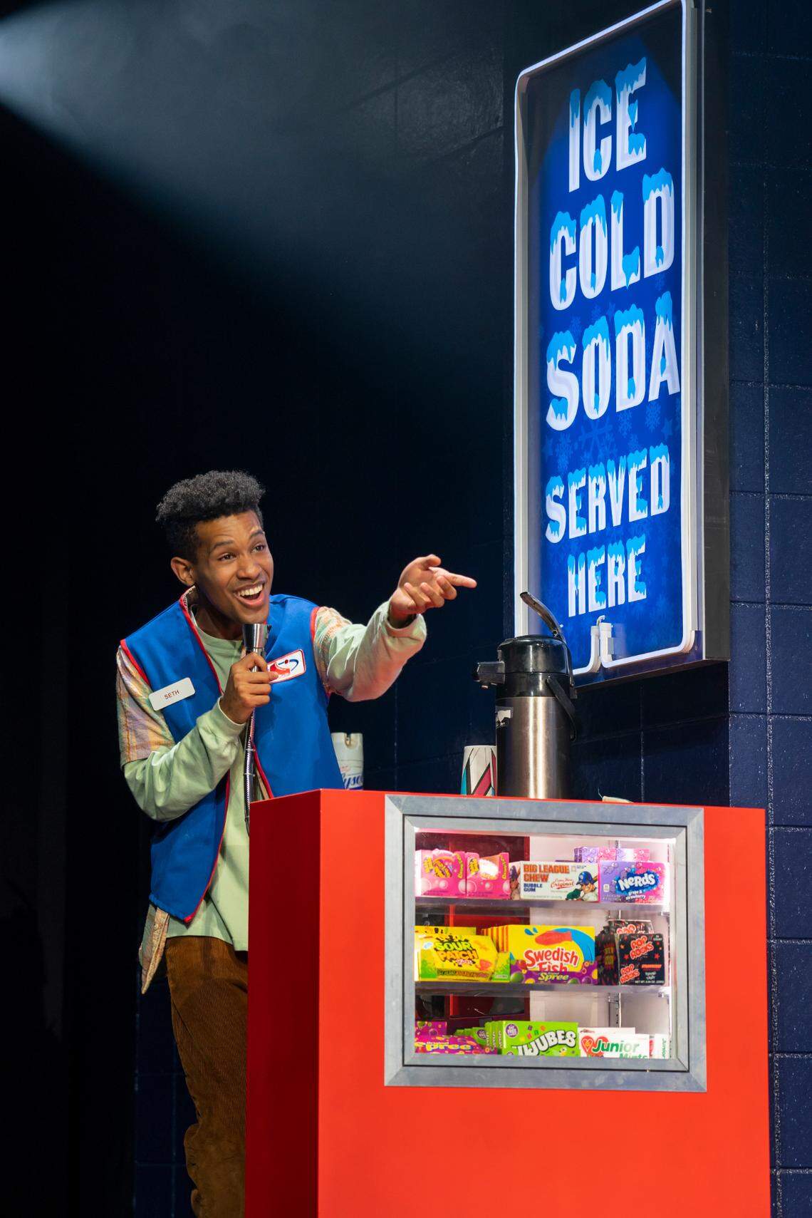 Justin Cooley in “Kimberly Akimbo.” The 19-year-old Olathe East High School graduate had never seen a Broadway show in person before landing the role.
