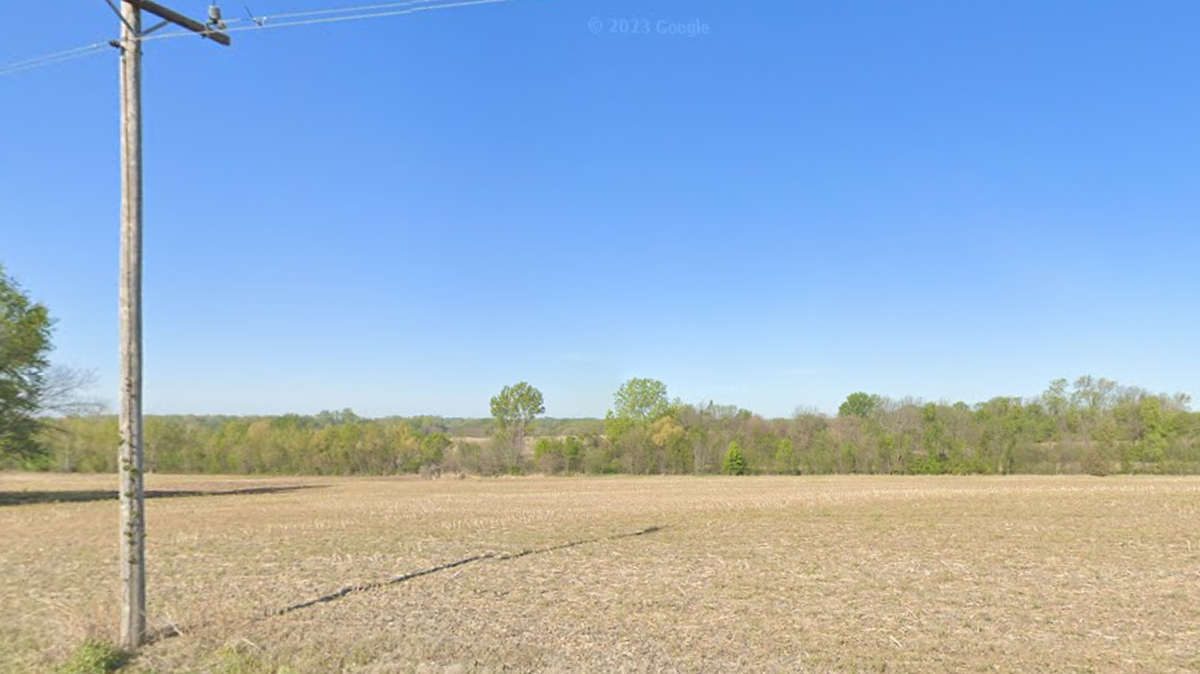 The Kansas City man was found on rural land near Mosby, Missouri, in Clay County.