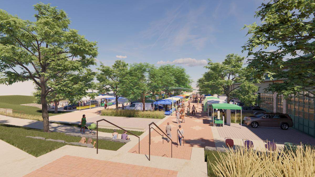 Overland Park Farmers Market renderings