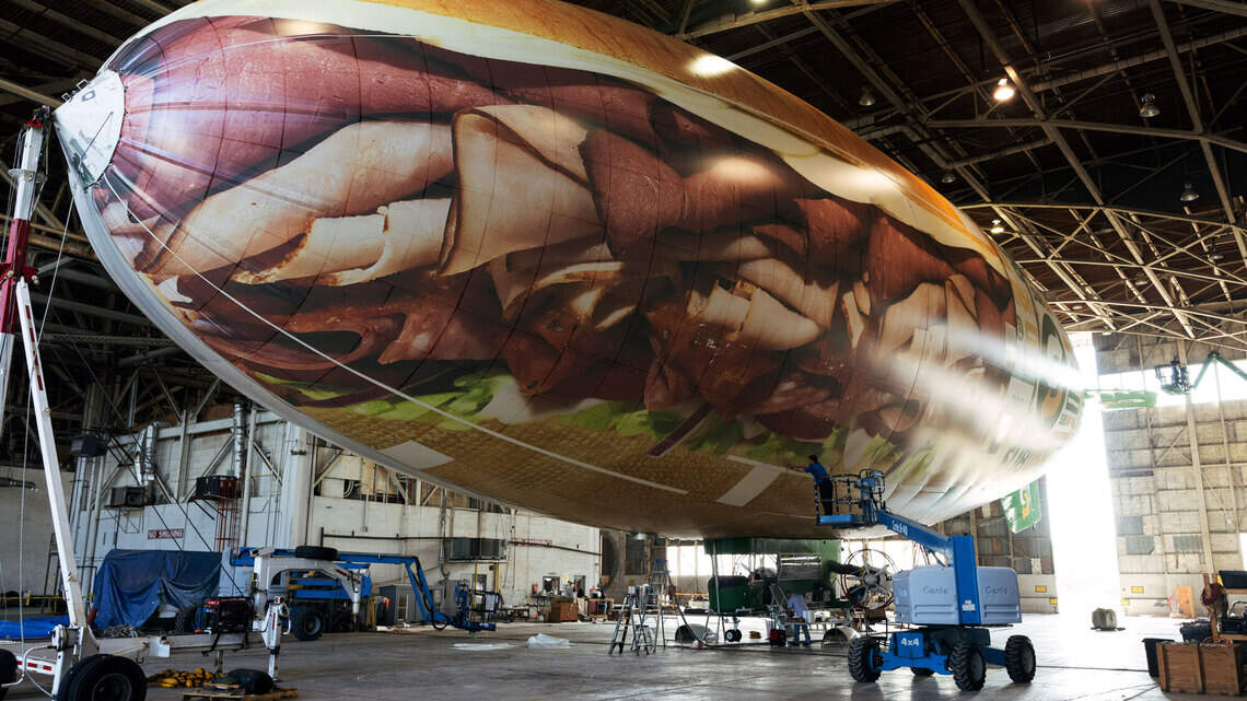 Subway’s blimp looks like a sandwich, debuts in KC next week. Here’s how you can ride
