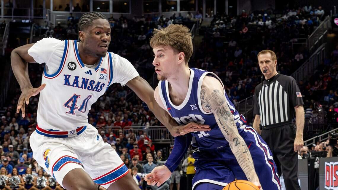 Flory Bidunga, Darryn Peterson lead KU Jayhawks to Big 12 Tournament win ...