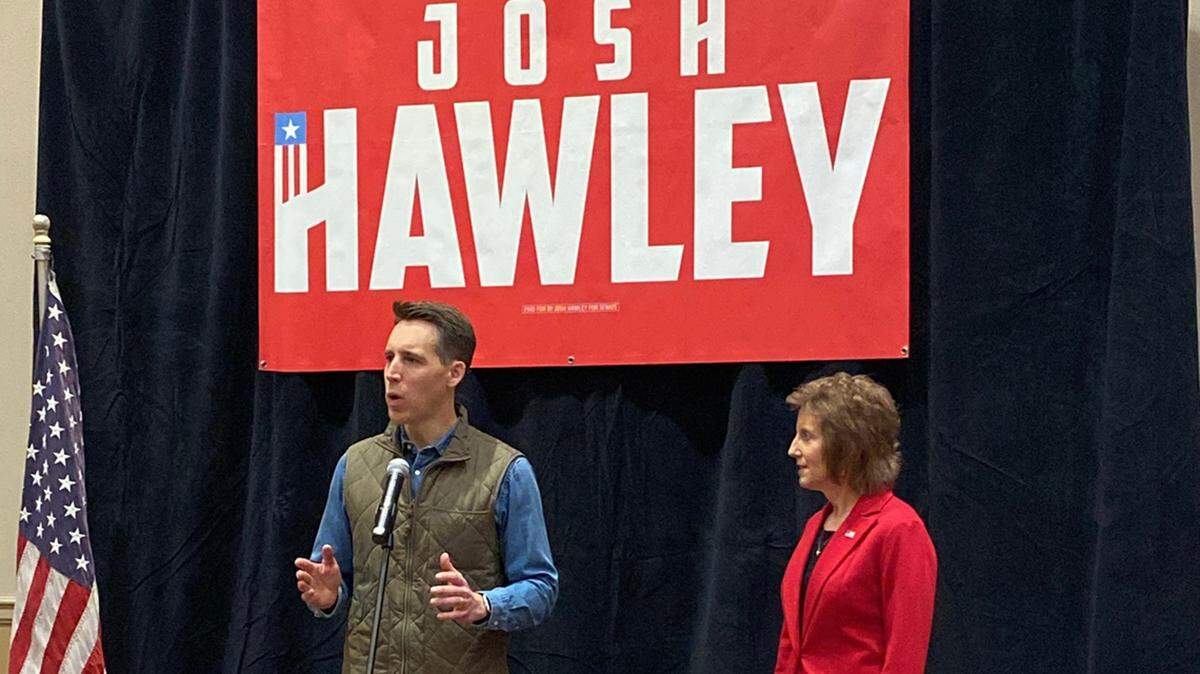 Sen. Josh Hawley endorsed his fellow Republican culture warrior for U.S. Senate.