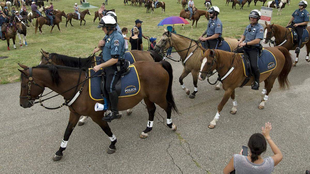 Yes, having officers ride horses was popular. It wasn’t an effective way to deal with preventing violence.