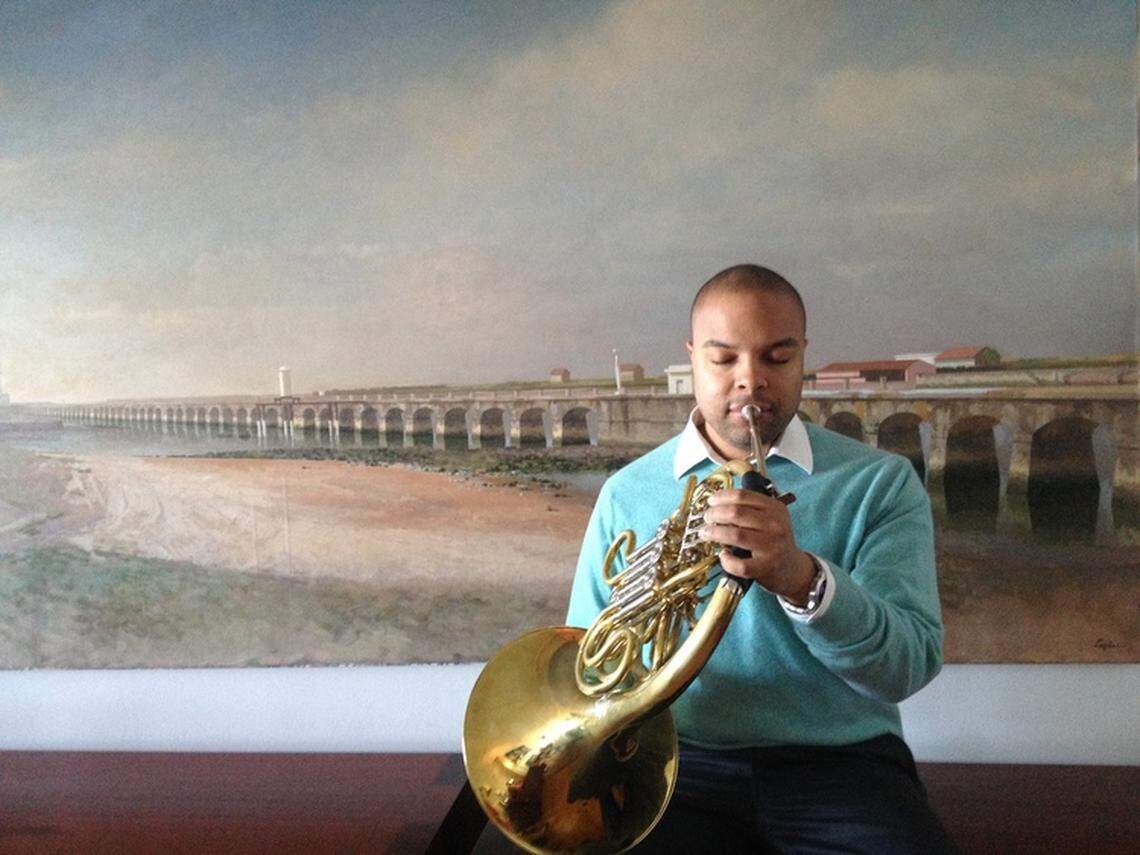 Horn player David Byrd-Marrow will be part of “Festive Hungarica.”
