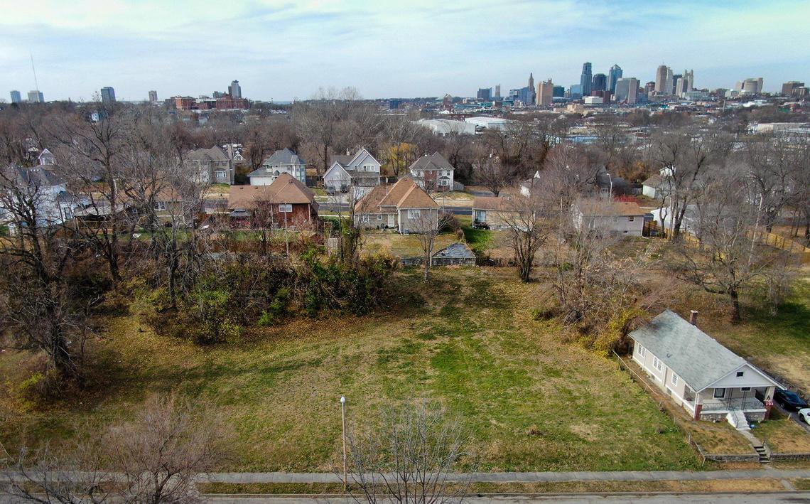Vacant lots in the 2000 block of Kansas Avenue in Kansas City.