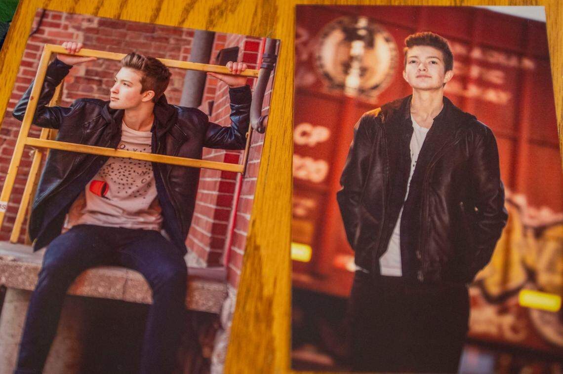 R.J. Appleberry is pictured in high school photos. He attended Blue Springs schools and was barred from using the boy’s locker room and bathrooms through middle and high school, even though he identifies as male.