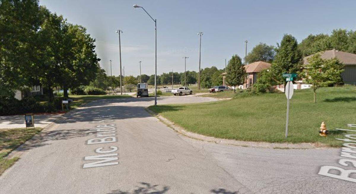 The area of McBride Street and Barreto Lane in Sugar Creek can be seen in this Google Street View image.