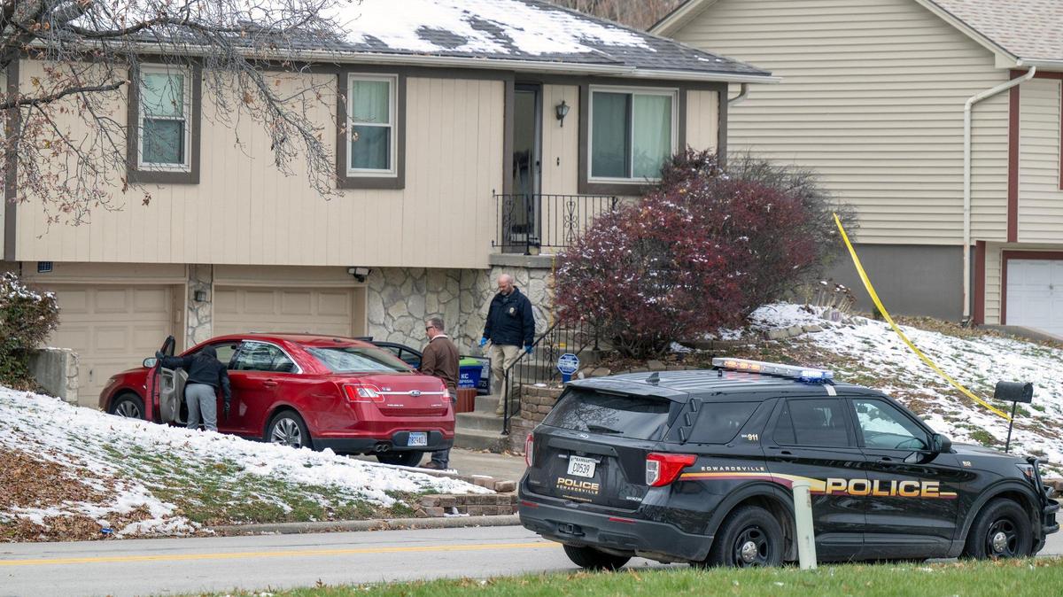 Law enforcement officers responded to the home of ex-Kansas City, Kansas, police detective Roger Golubski, who failed to show up to court Monday morning in Topeka. The former officer died by suicide in his Edwardsville home on Monday, Dec. 2, 2024.