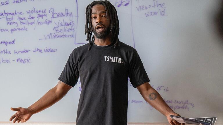 This young man learned to be ‘the strongest man in the room.’ Now he teaches others