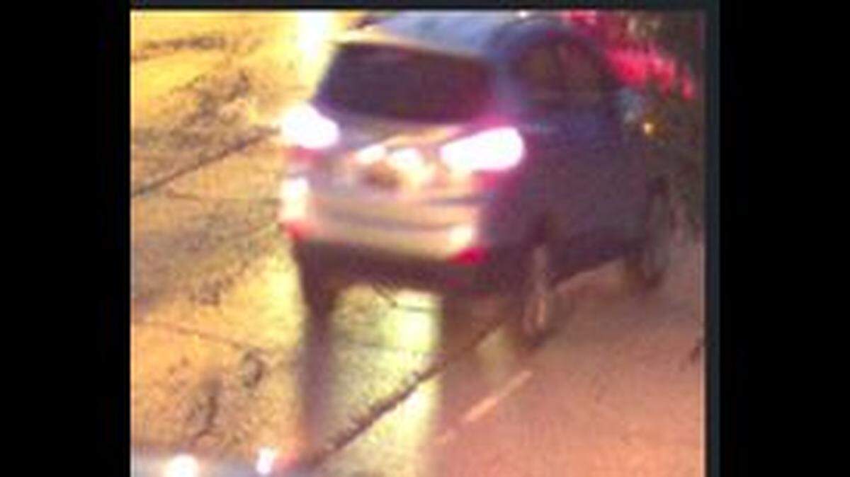 Police released photos of a Hyundai or KIA SUV that they believe was involved in a hit-and-run crash on Troost Avenue near East 77th Street in Kansas City that critically injured a person riding a scooter the night of Aug. 8, 2023.