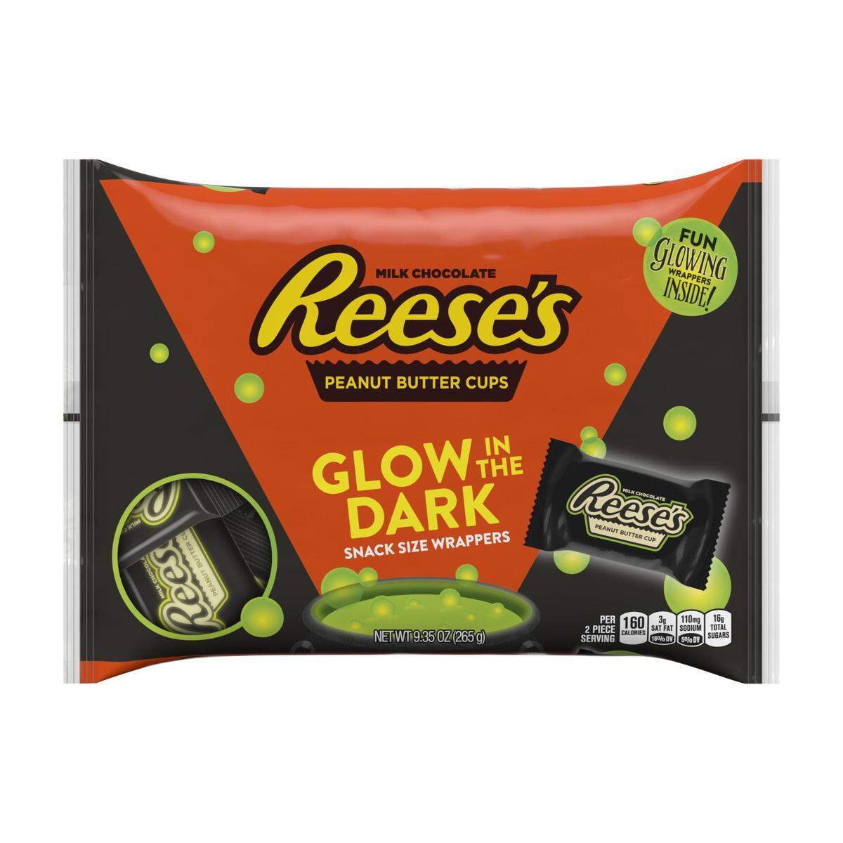 Glow in the dark Reese’s Peanut Butter Cups