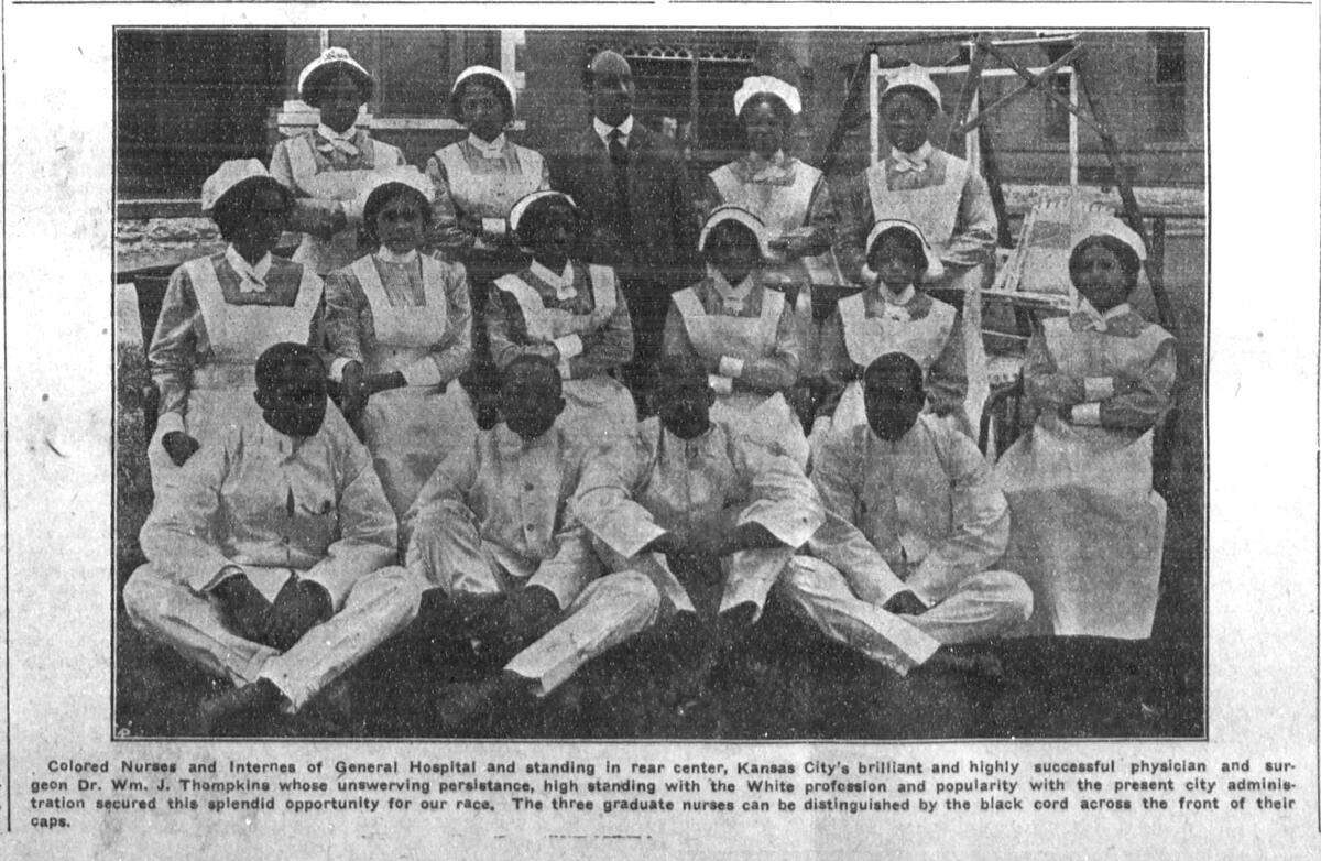 Nurses and interns with General Hospital No. 2 in 1914.