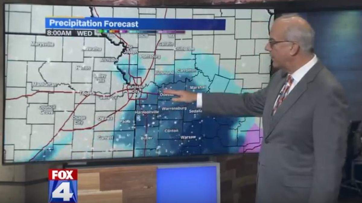 FOX4 meteorologist Joe Lauria provides a weather update to The Star. 