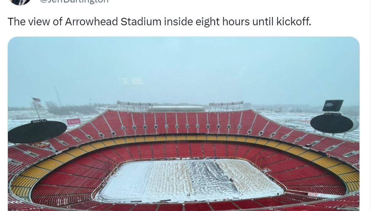 GEHA Field at Arrowhead Stadium hours before kickoff Saturday.
