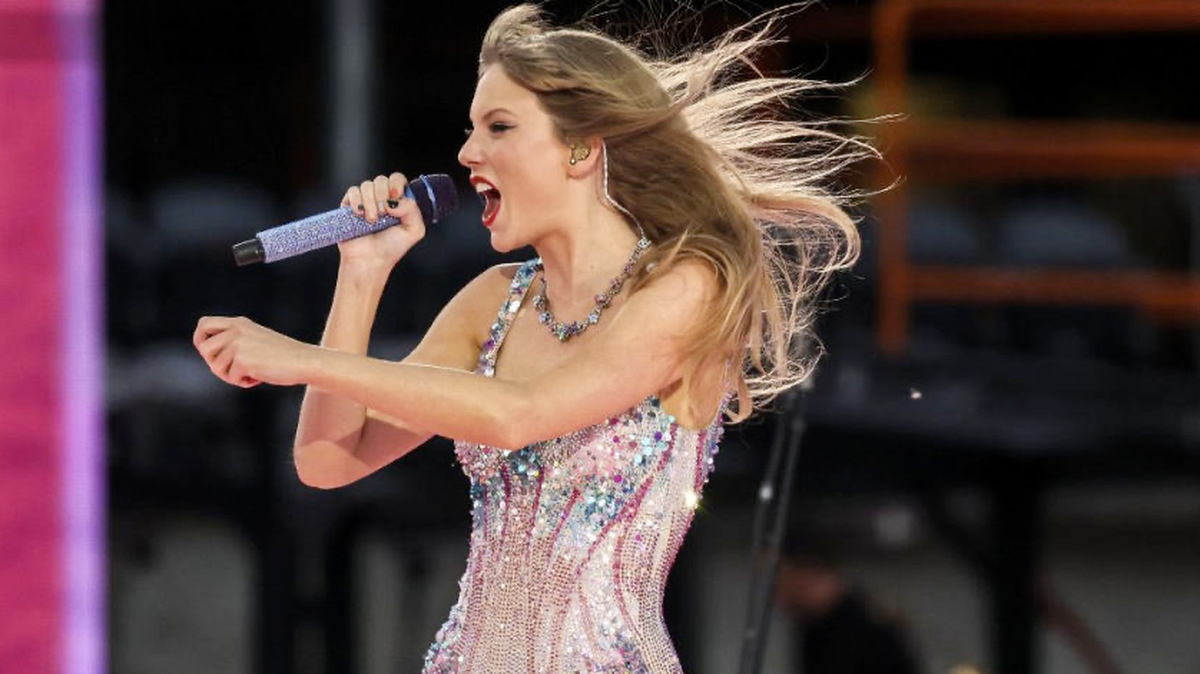 A man is accused of stalking singer Taylor Swift and was arrested in Indiana, cops say.