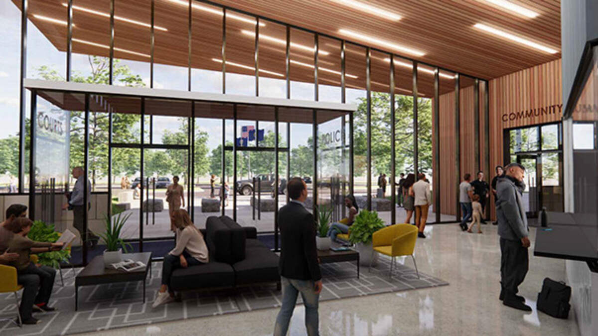 Besides being more up to date and welcoming to the community, Lenexa’s new Justice Center will be centrally located. The current police/municipal court complex is on 87th Street in the older part of the city.
