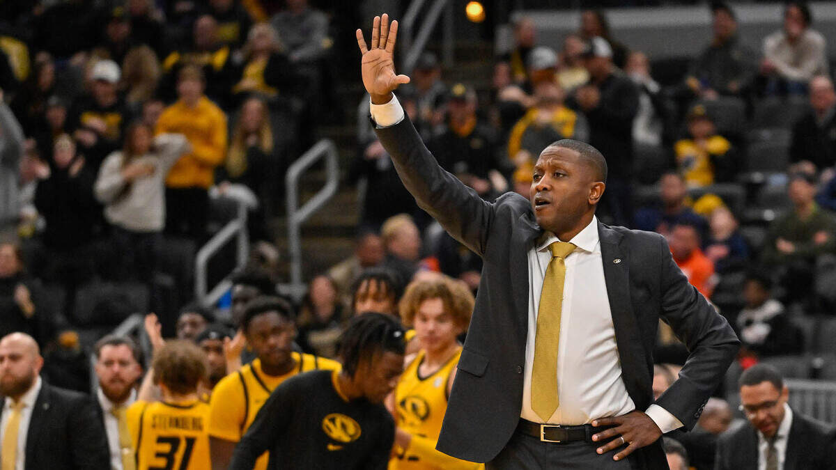 Missouri Tigers men’s basketball coach Dennis Gates.