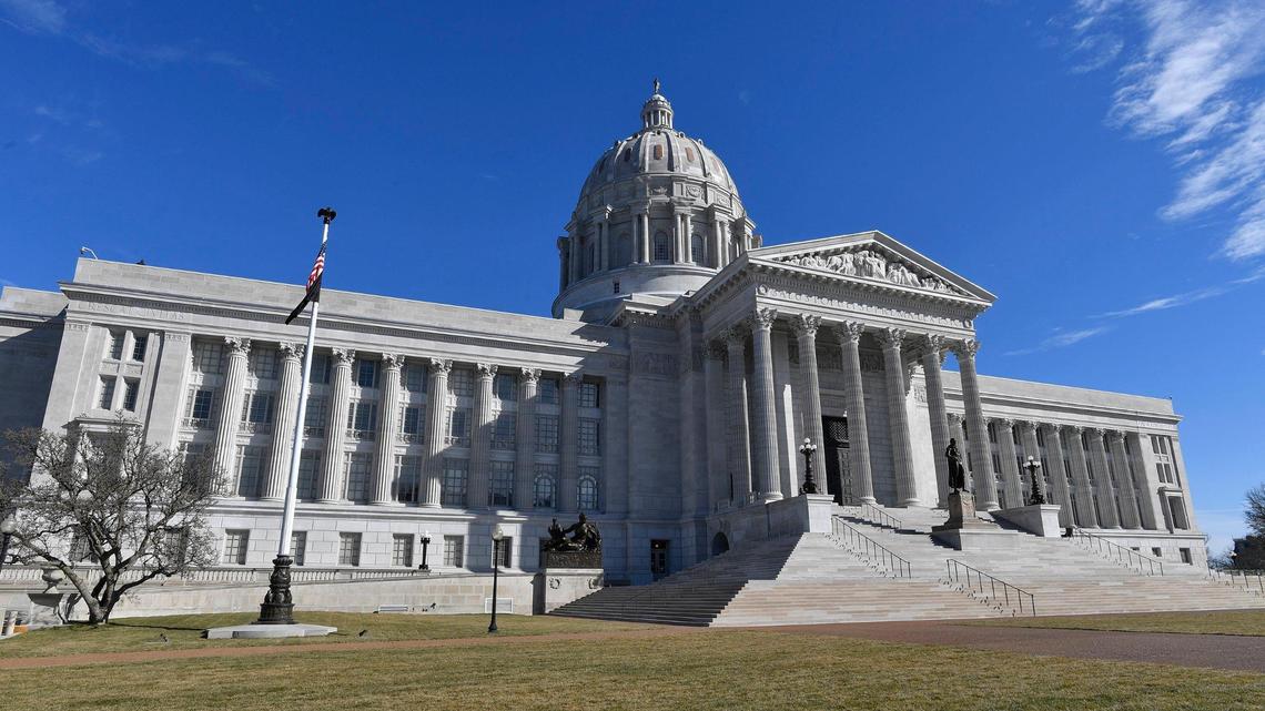 Missouri State Capitol building in Jefferson City, Missouri, January 20, 2021.