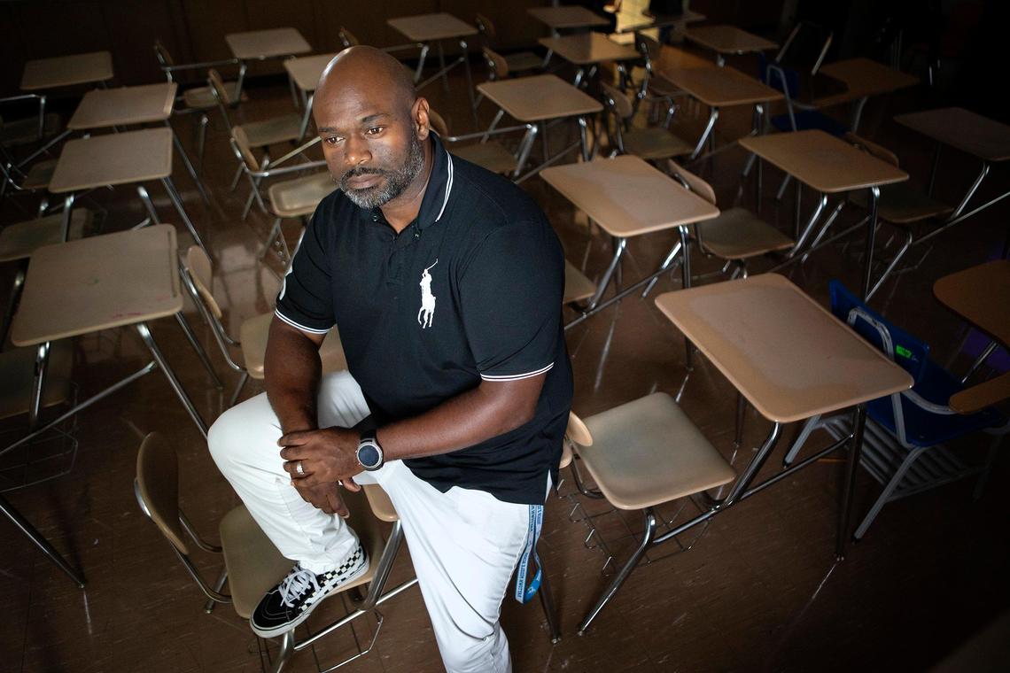 “Transition in the classroom was pretty scary at first,” said Donnell Fletcher, who is teaching at Raytown Middle School with provisional certification. “But what better way to affect young lives than to be a teacher?”