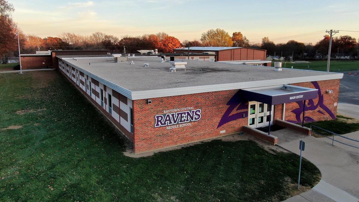 Raytown Central Middle School is pictured on a fall day in 2021. Parents of a disabled student have sued the school district, alleging educators failed to stop their child from being sexually assaulted while on a field trip.