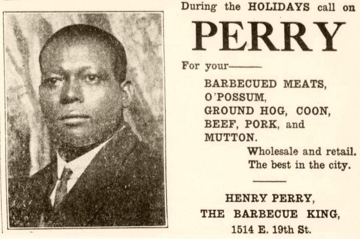 Henry Perry was nicknamed the barbecue king of Kansas City