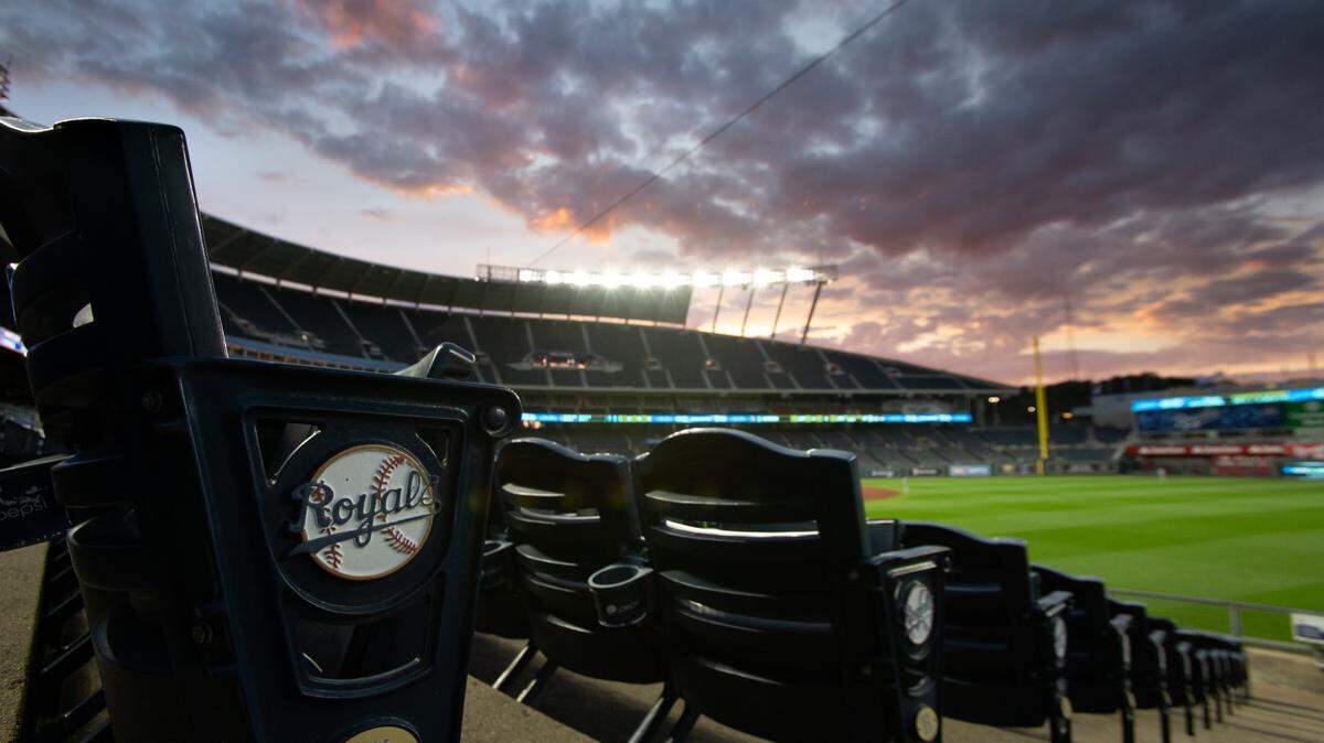 No fans graced the stands at Kauffman Stadium for Friday night’s 2020 (July 31) home opener for the Kansas City Royals because of COVID-19 restrictions. The Royals faced the Chicago White Sox a week after starting their 60-game season.