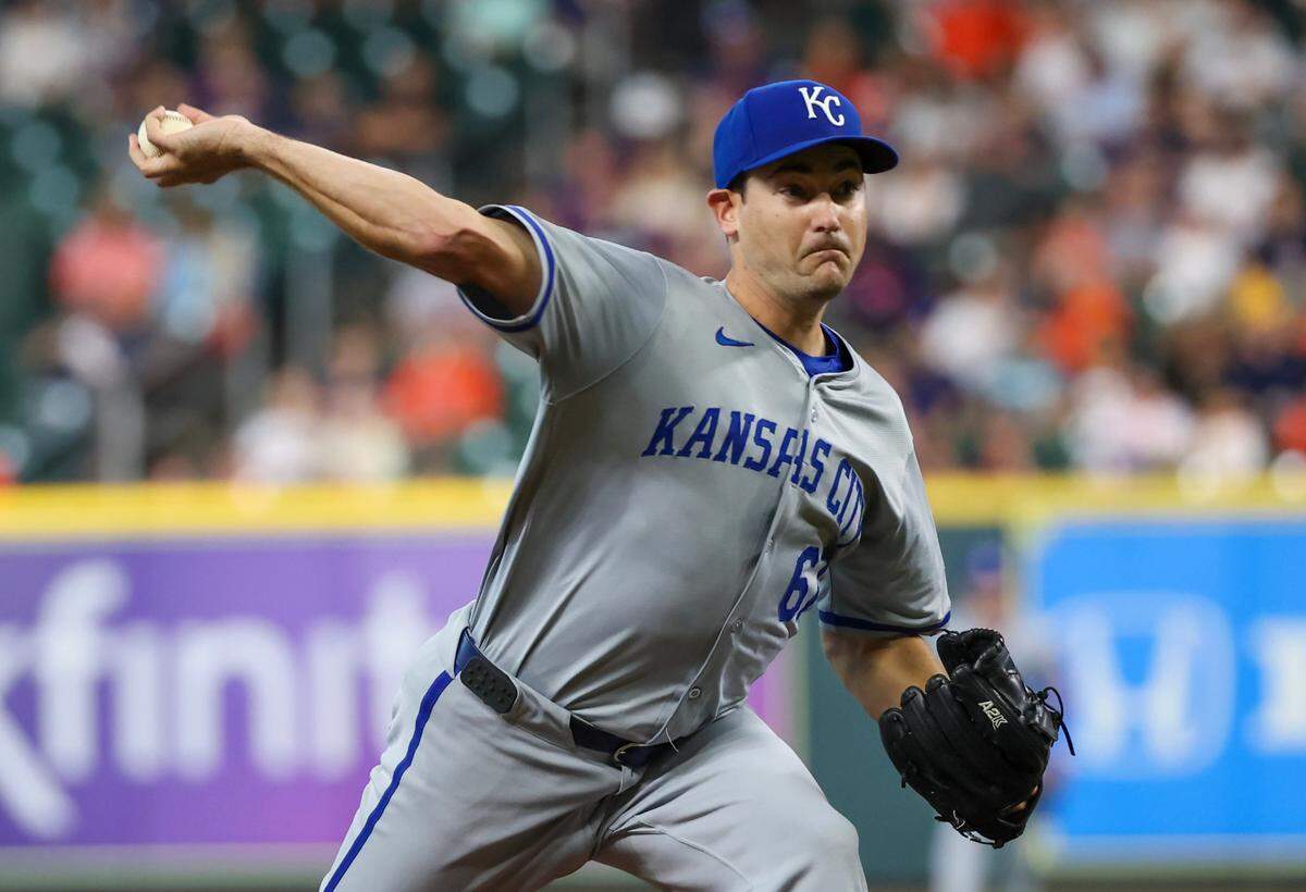 Kansas City Royals pitcher Seth Lugo delivered a quality start against the Astros Friday evening at Minute Maid Park in Houston.