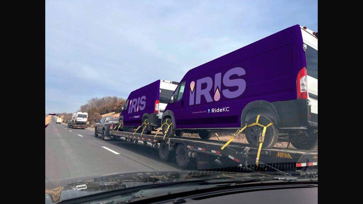 Kansas City, in partnership with the Kansas City Area Transportation Authority, will launch new ride-hailing transit service in the northland. In a tweet last week, the city touted, “Iris is coming,” along with this photo. The service will eventually be expanded citywide later this year.